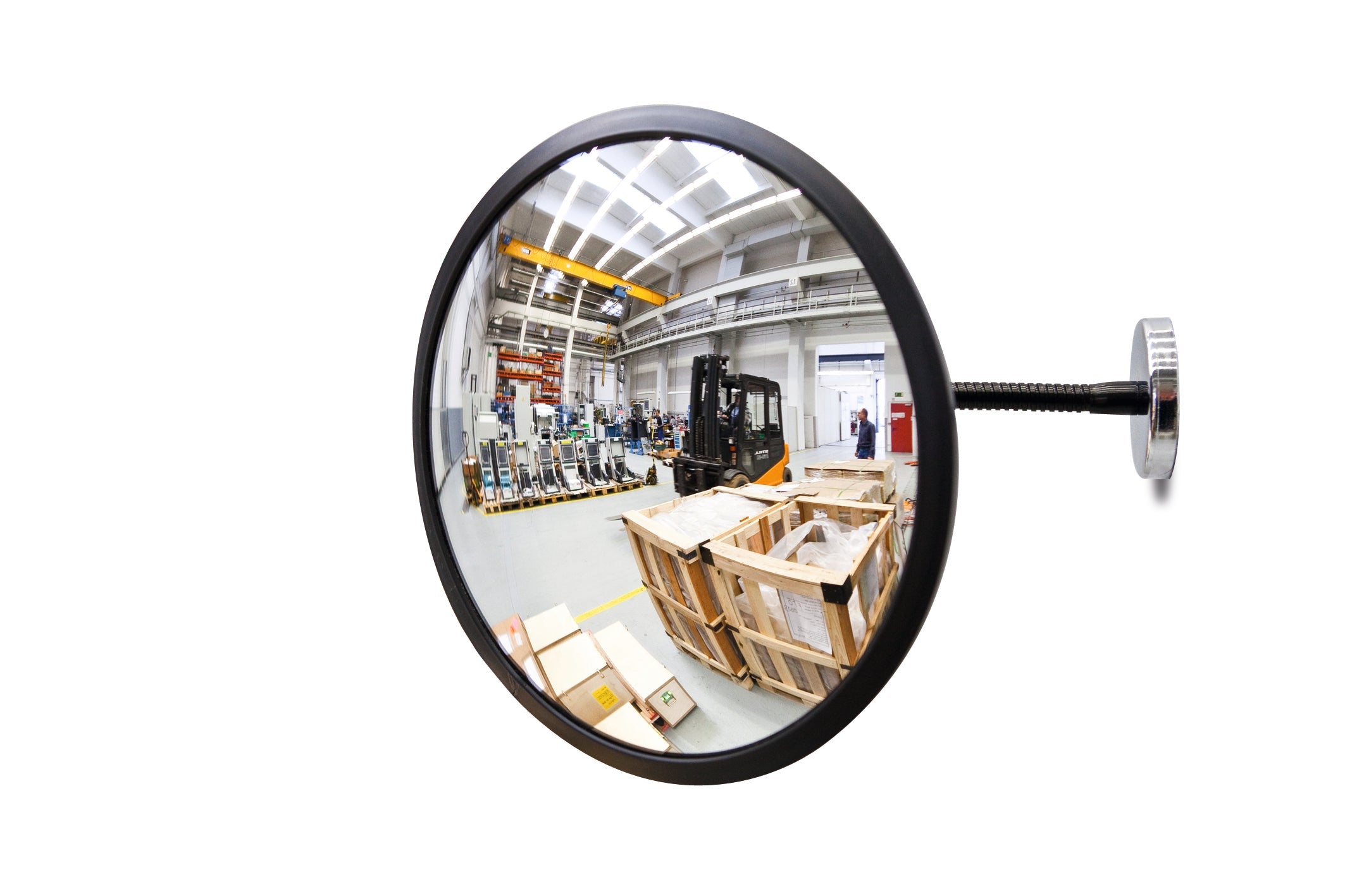 Detective Magnetic Convex Mirror