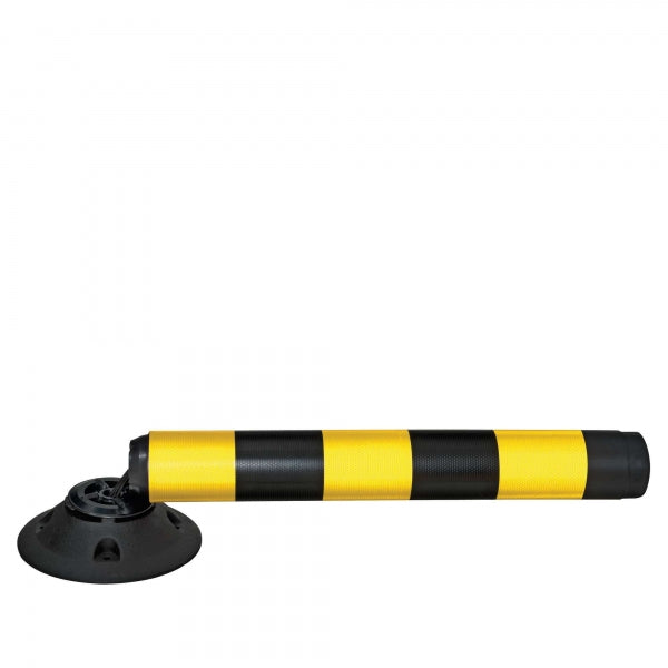 FlexPin Reflective Flexible Post (Black/Yellow) - 1000mm