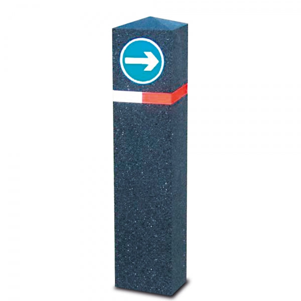 Berkeley Recycled Rubber Bollard