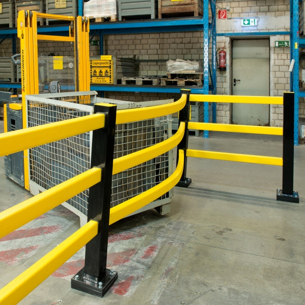 Black Bull Hybrid Flexible Railing System - INDOOR