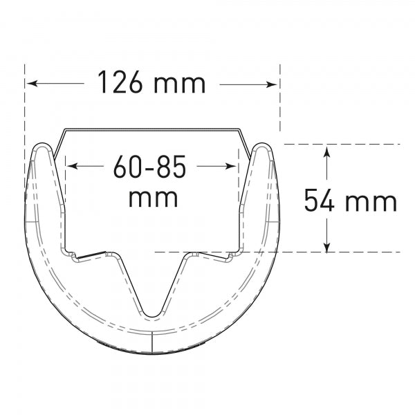 Black Bull Plastic Pallet Racking Protector