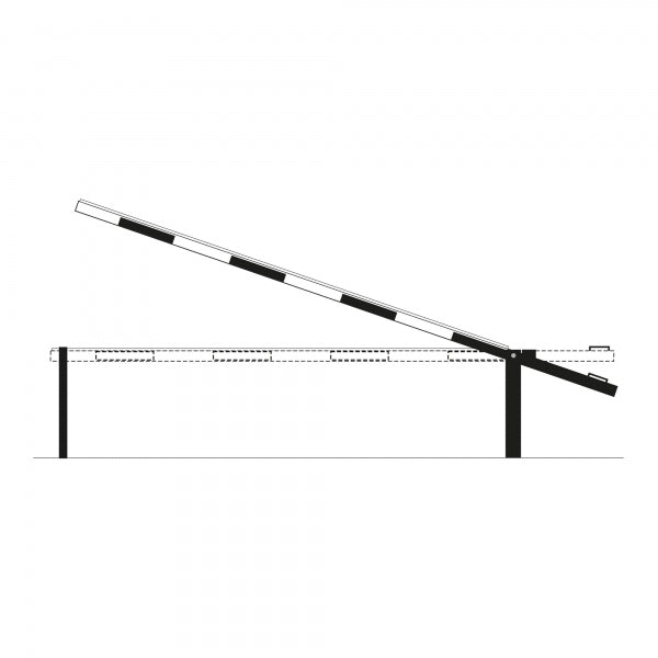 Compact Access Barrier Gate - Counterweight