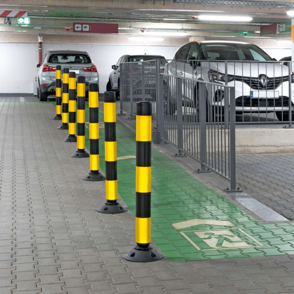 FlexPin Reflective Flexible Post (Black/Yellow) - 460mm