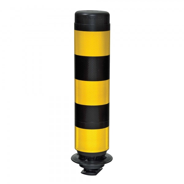 FlexPin Reflective Flexible Post (Black/Yellow) - 460mm