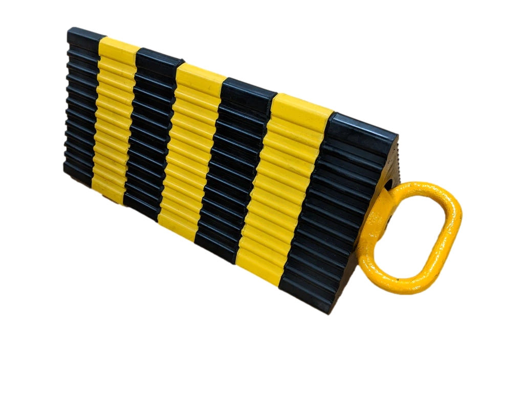 GHP Aircraft Wheel Chock Black/Yellow