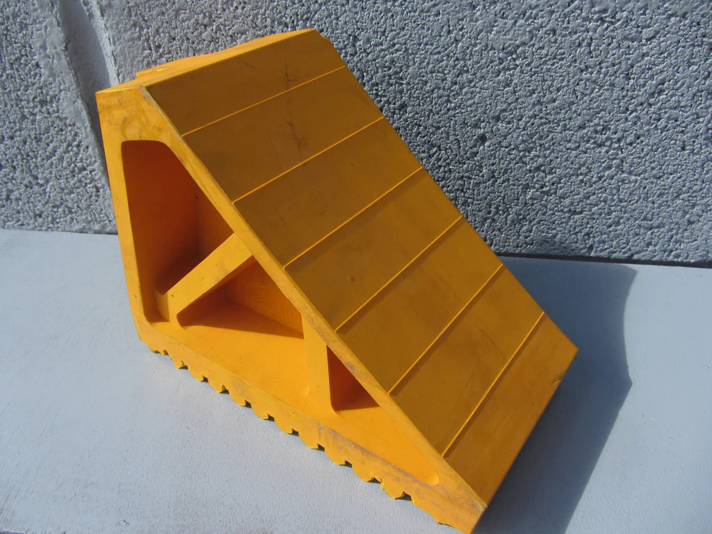 GHP Yellow Wheel Chock - 12