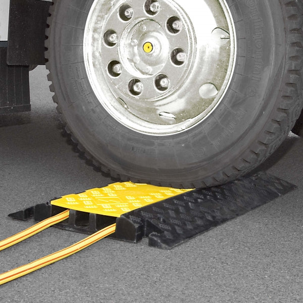 HR2 Cable Protection Ramp in use with a HGV