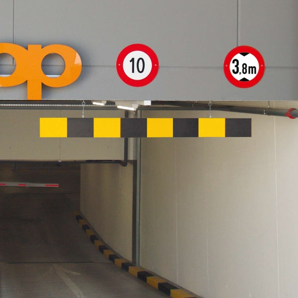 Reflective Height Restriction Bar