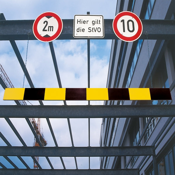 Reflective Height Restriction Bar