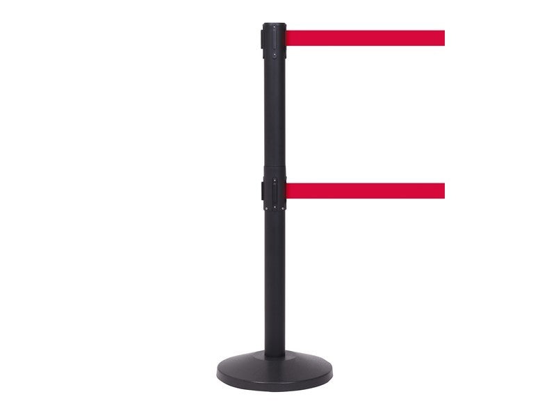 QueueMaster Twin Retractable Belt Barrier