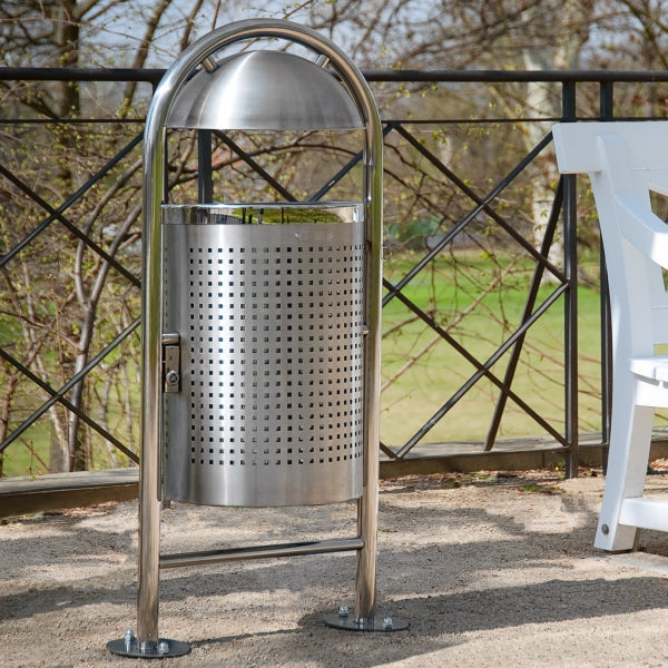 Stainless Steel Litter Bin