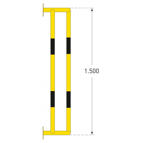 Traffic-Line Vertical Pipe Protectors