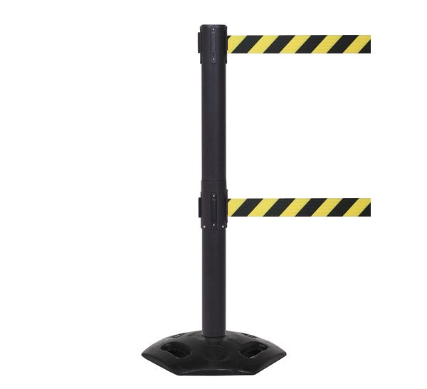 WeatherMaster Twin Retractable Belt Barrier