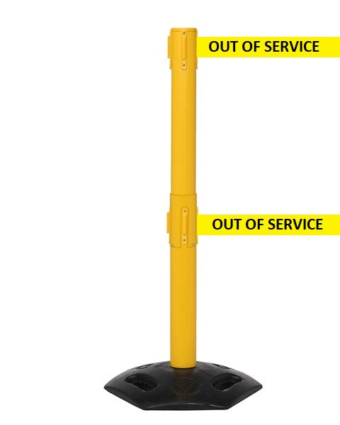 WeatherMaster Twin Retractable Belt Barrier