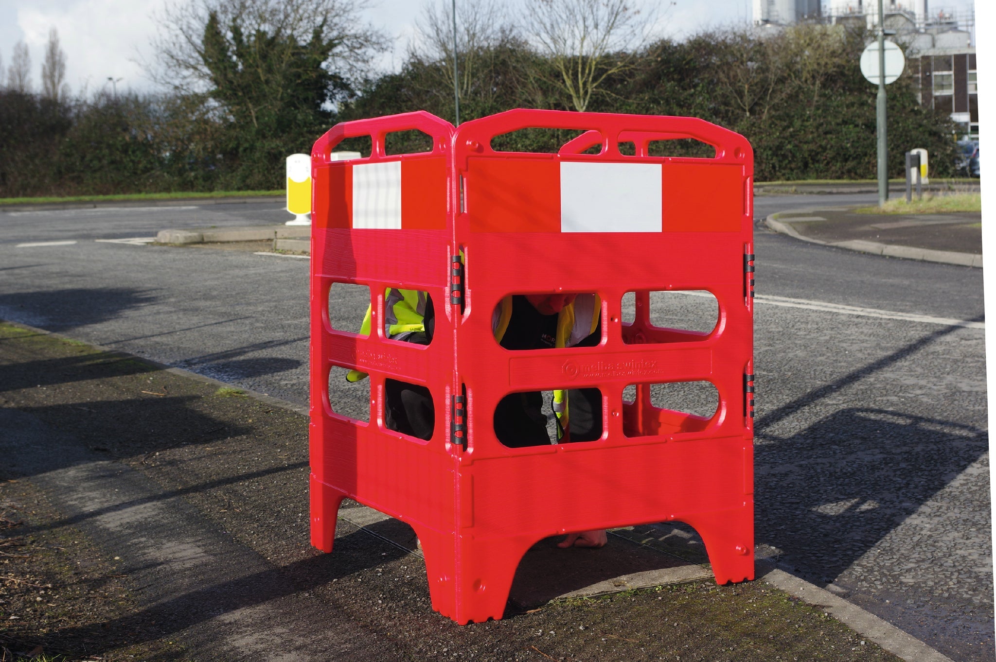 TRAFFIC-LINE HDPE Pedestrian Safety Barrier