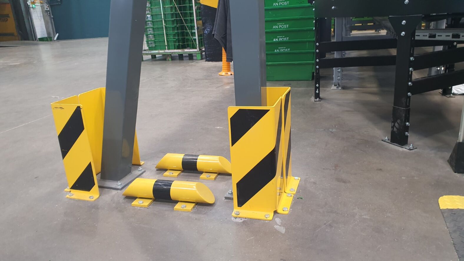 Black Bull Pallet Rack Protectors