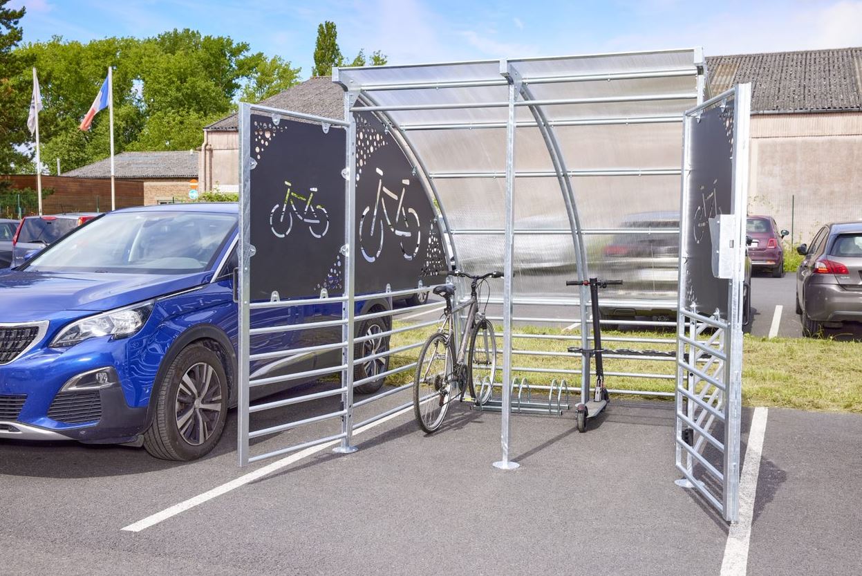 Calais Compact Secure Cycle Shelter