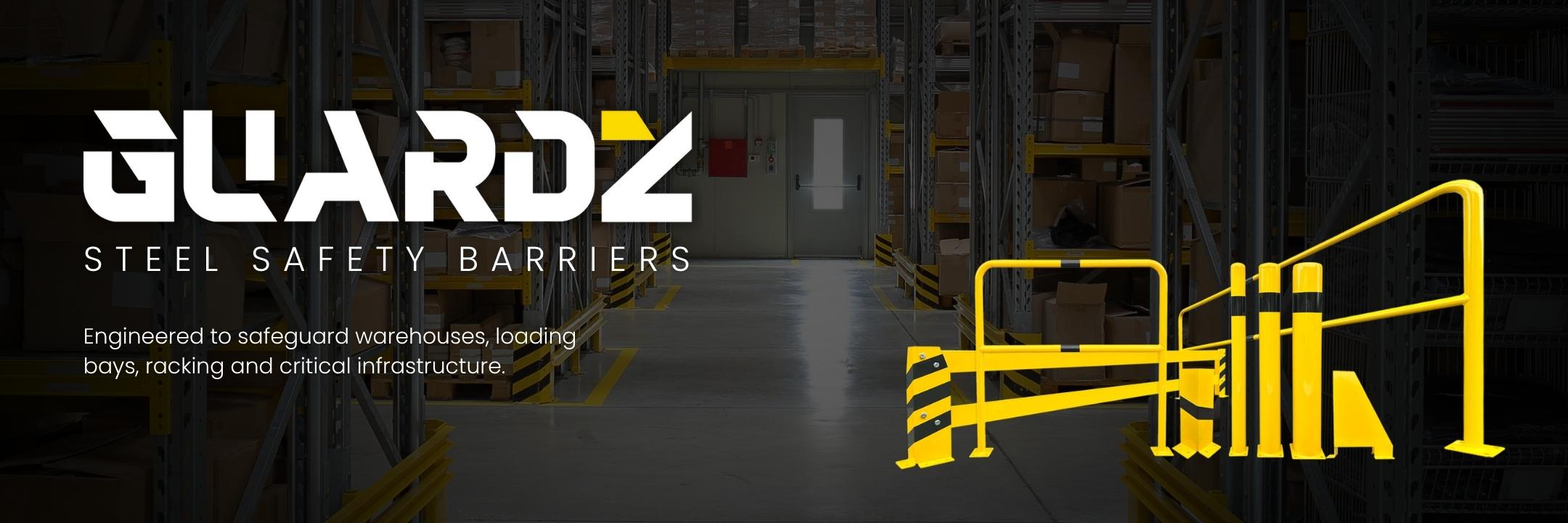 Guardz Steel Safety Barriers
Engineered to safeguard warehouses, loading bays, racking and critical infrastructure.