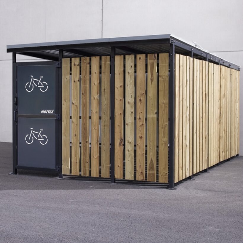 Cubic Secure Bike Shelter