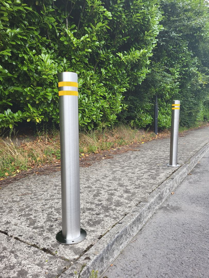 Mercury Semi-Dome Stainless Steel Bollard Part M (Ø 114mm)