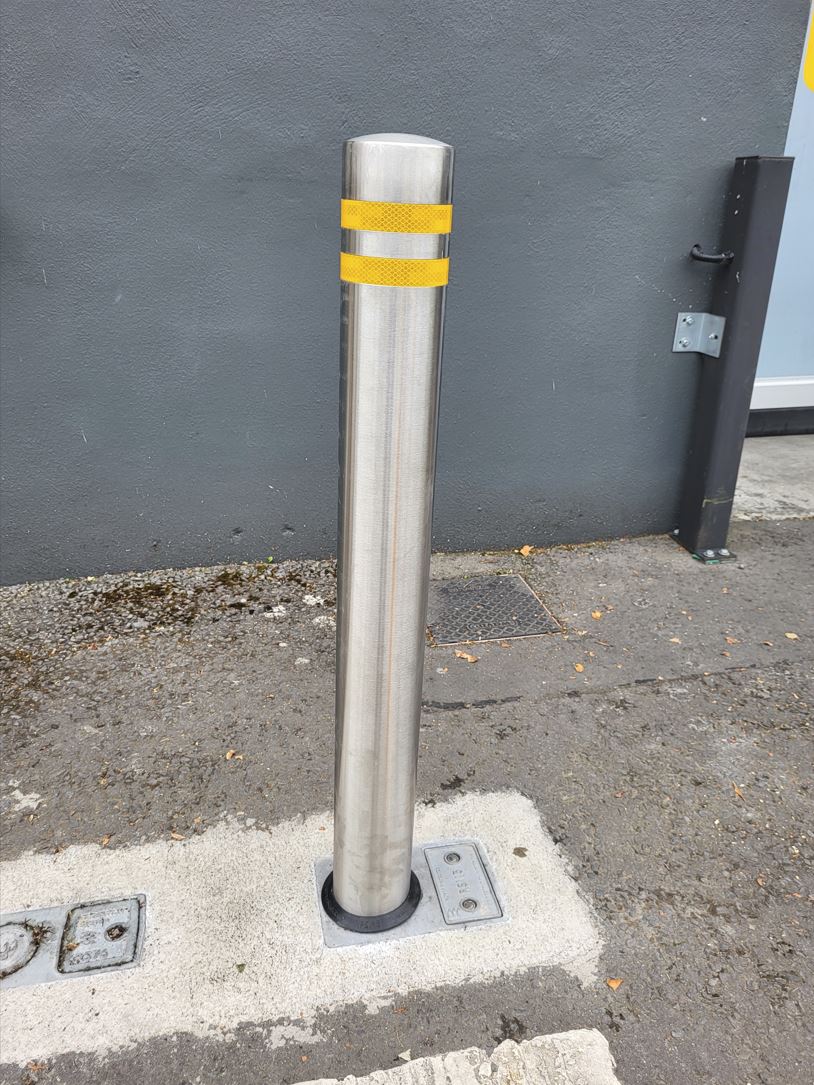 Mercury Semi-Dome Stainless Steel Bollard Part M (Ø 114mm)