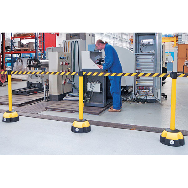 Outdoor Barrier Belt Post & Base