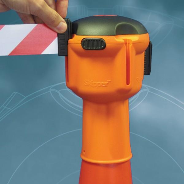 Skipper Retractable Tape Barrier