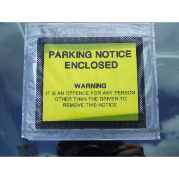 Parking Notice Enclosed Stickers