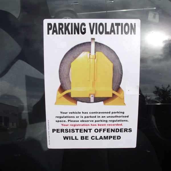 Parking Violation Sticker - Roll of 150
