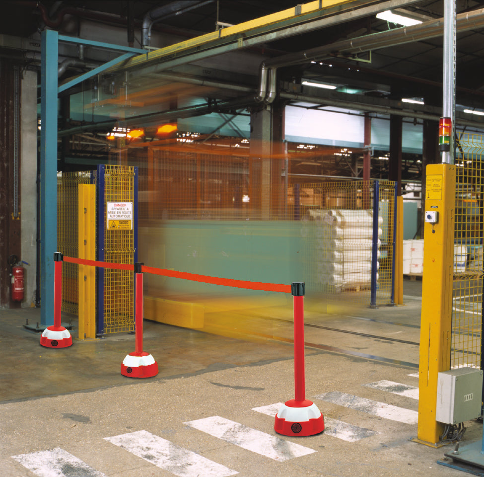 Outdoor Barrier Belt Post & Base