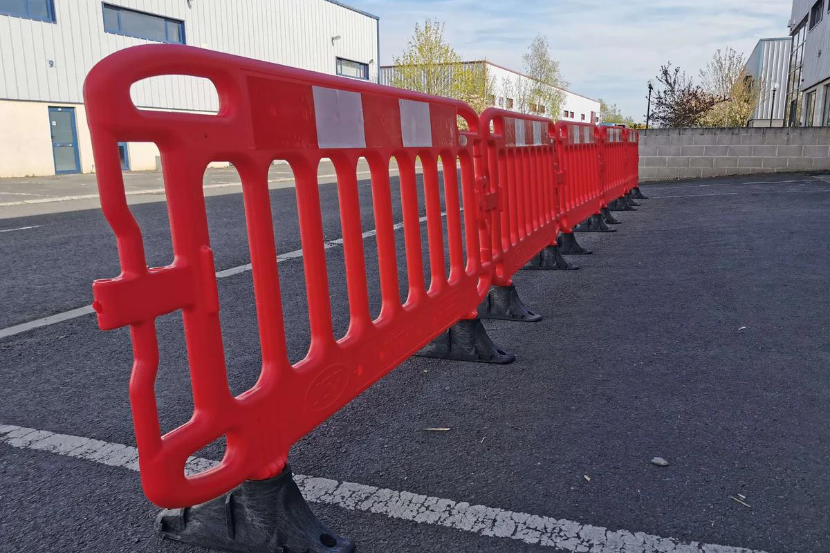 plastic safety barriers