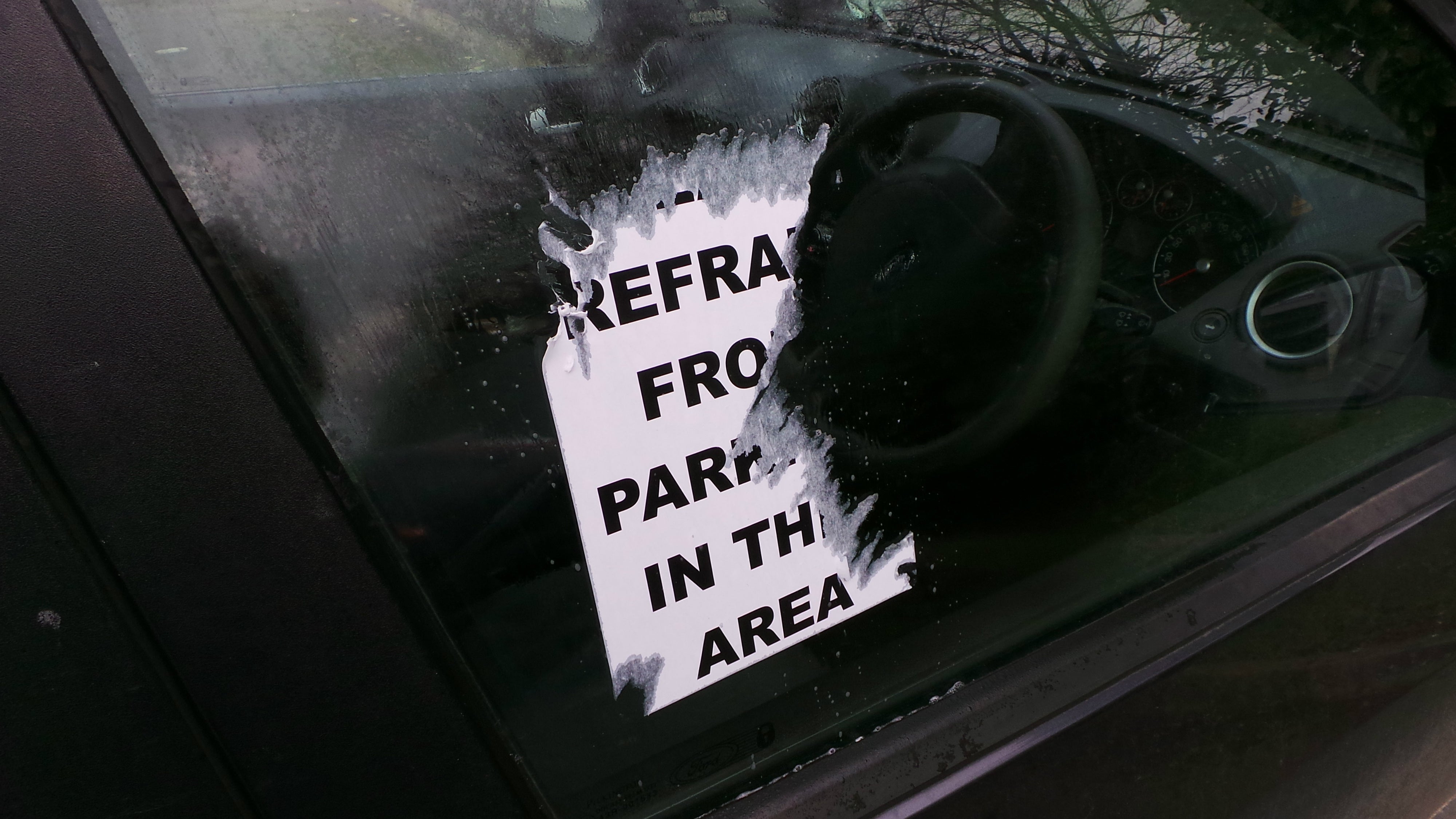 No Parking Stickers - Regular Adhesive