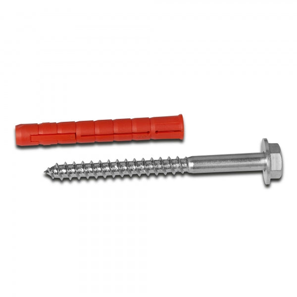 Rawl Bolts - 8 x 100mm with Rawlplug - Set of 4