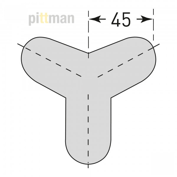 Semi Circular - External Tri-Corner