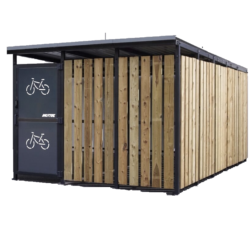 Cubic Secure Bike Shelter
