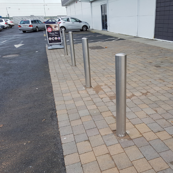 Semi Dome Stainless Steel Bollard Ø 114mm