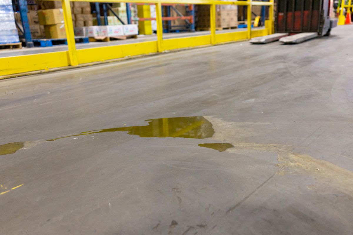 warehouse spill hazards