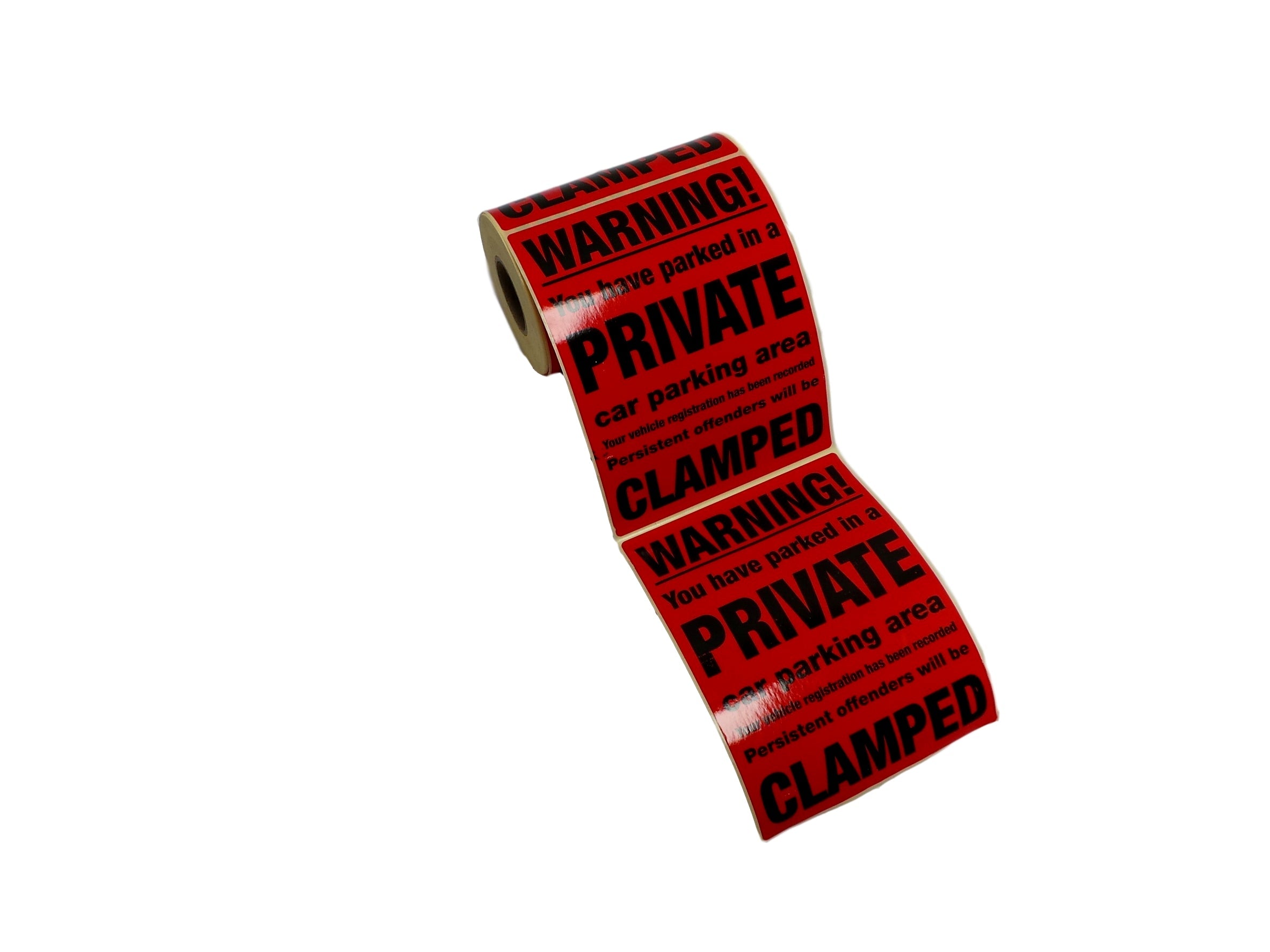 Private Car Parking Stickers