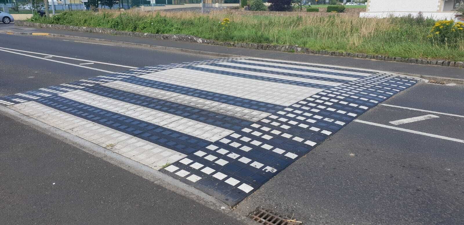 XPT - Modular Rubber Pedestrian Crossing Speed Table