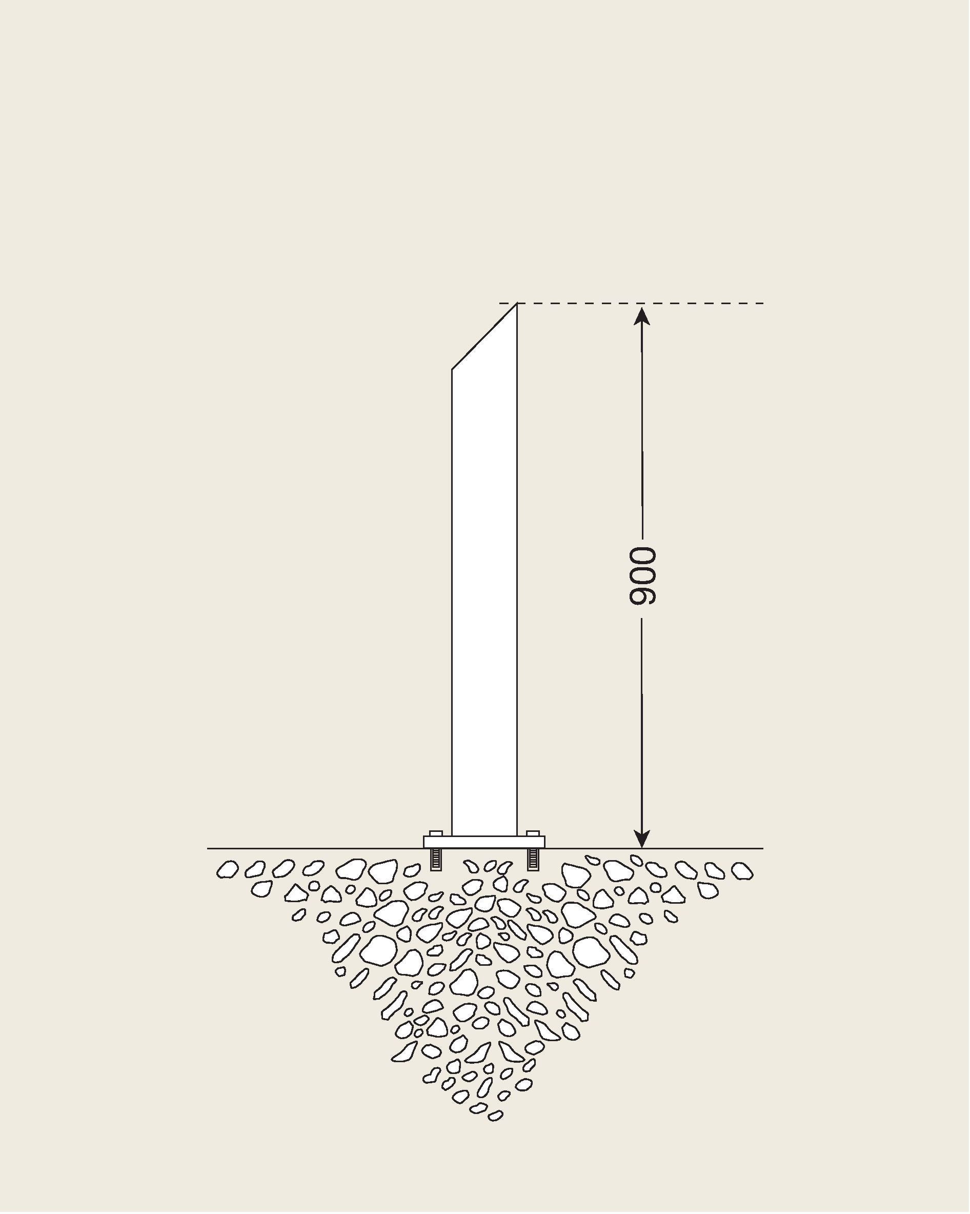 Chichester 45 Stainless Steel Bollard