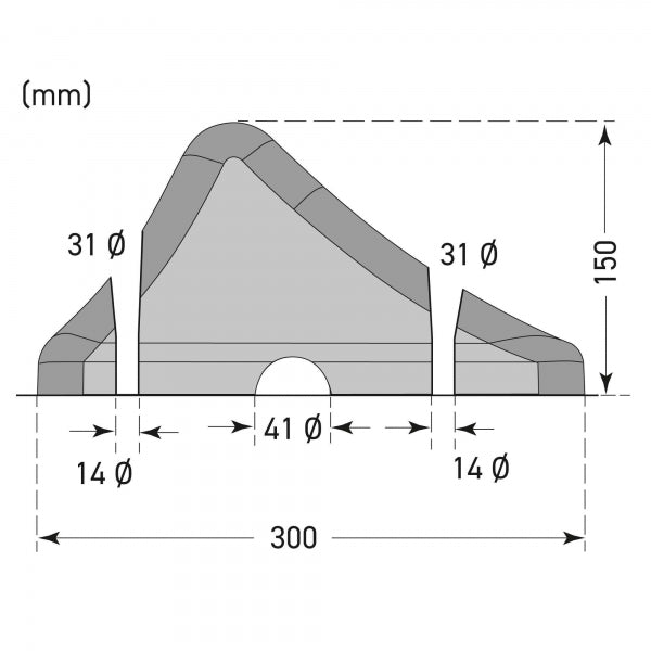Heavy Duty Wheel Stop