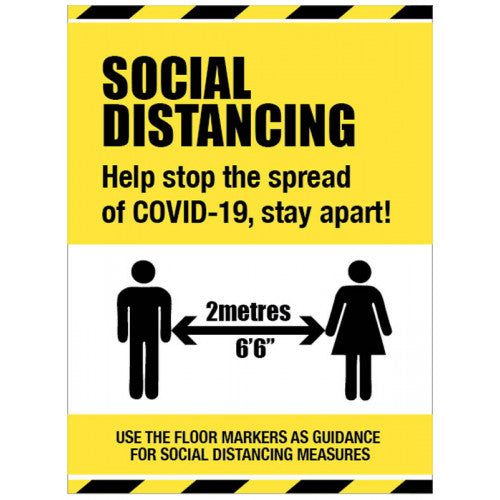 Help Stop The Spread Of Covid-19 Safety Sign