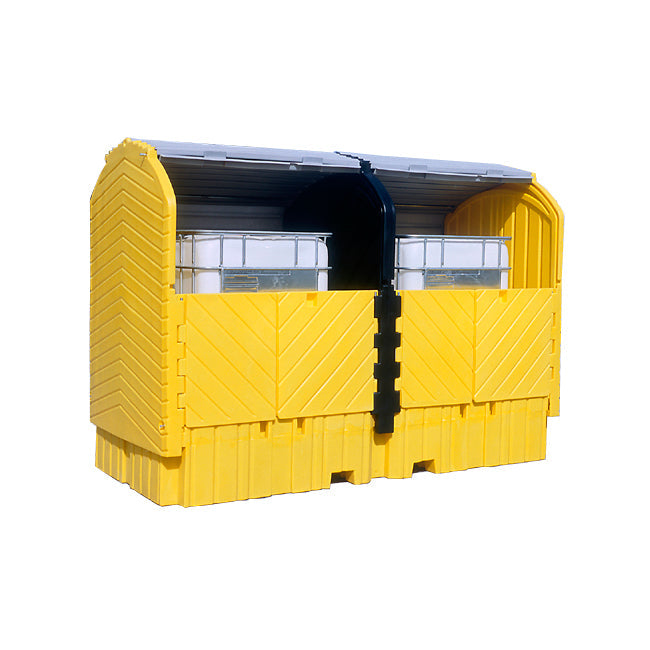 Hardtop Protected IBC Spill Pallets
