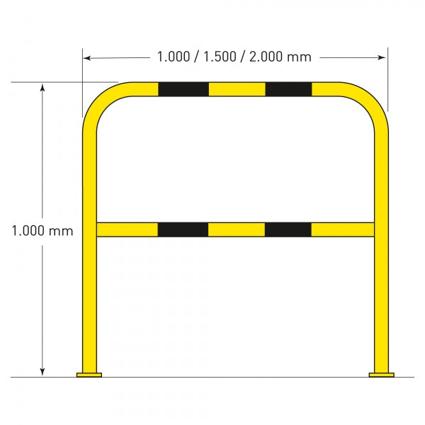 Steel hoop guard dimensions