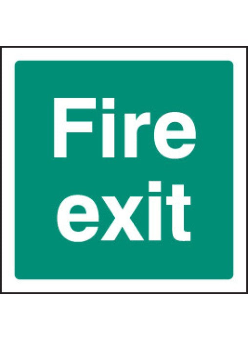 Fire Exit Safety Sign