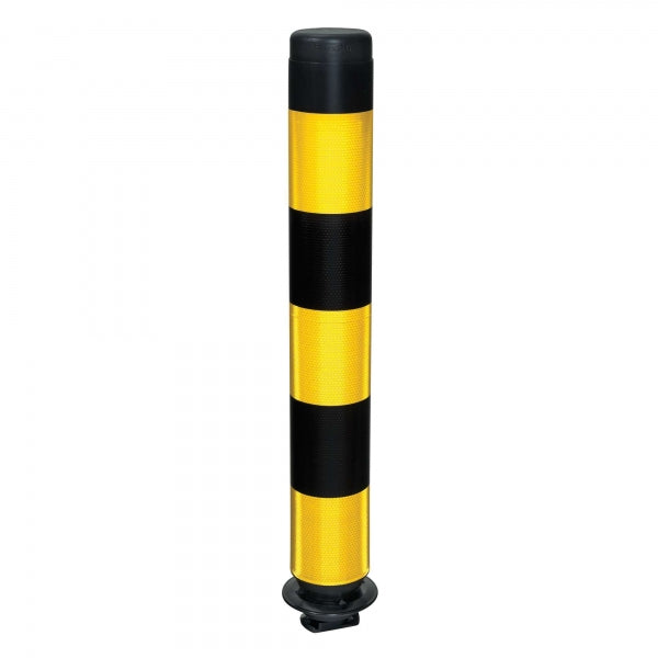 FlexPin Reflective Flexible Post (Black/Yellow) - 760mm