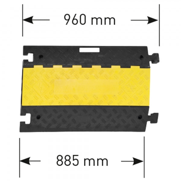 HR2 Cable Protection Ramp main section dimensions