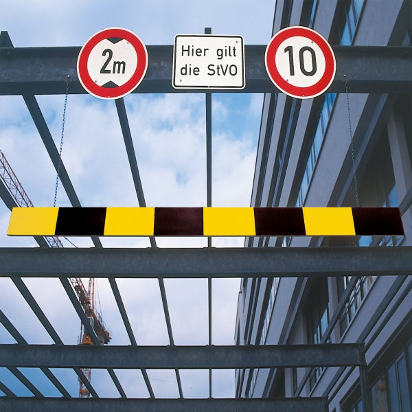 Reflective Height Restriction Bar