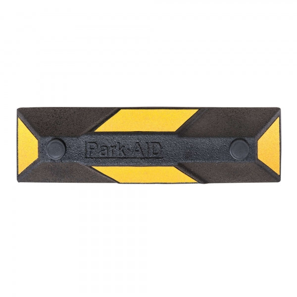 Park Aid Rubber Wheel Stop 550mm showing fixings