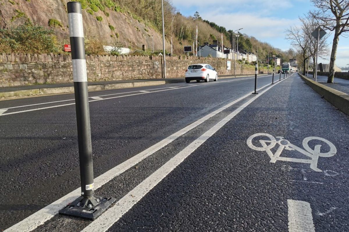 bicycle lane bollards